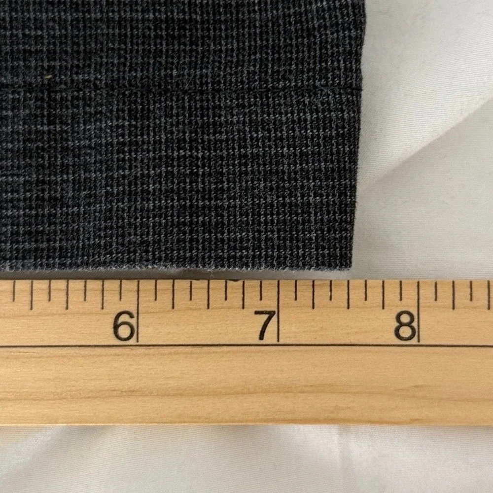 Banana‎ Republic Aiden Fit Mens Chinos 33x34 Dark Gray Micro Check Slim Pants